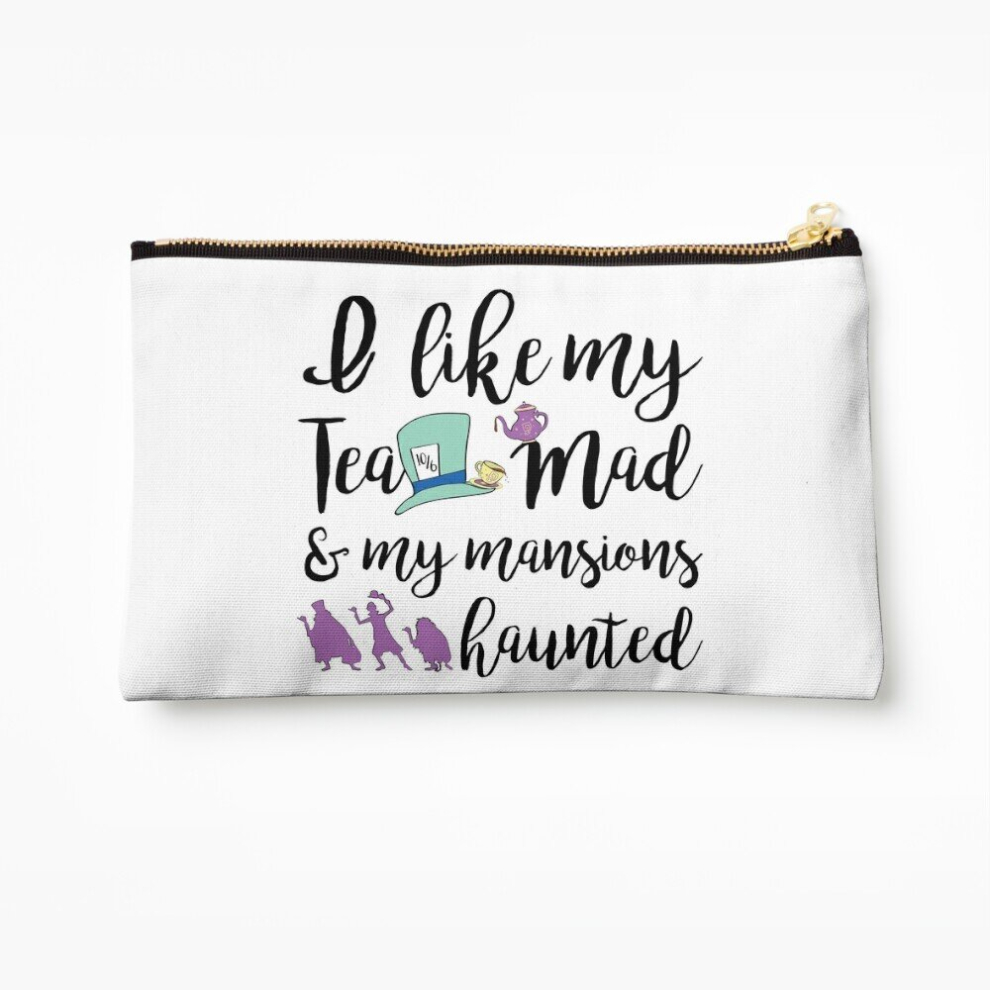 Whibos Makeup Bag Hats Haunts Cosmetic Organizer Tyvek Paper Bags Zipper Pouch