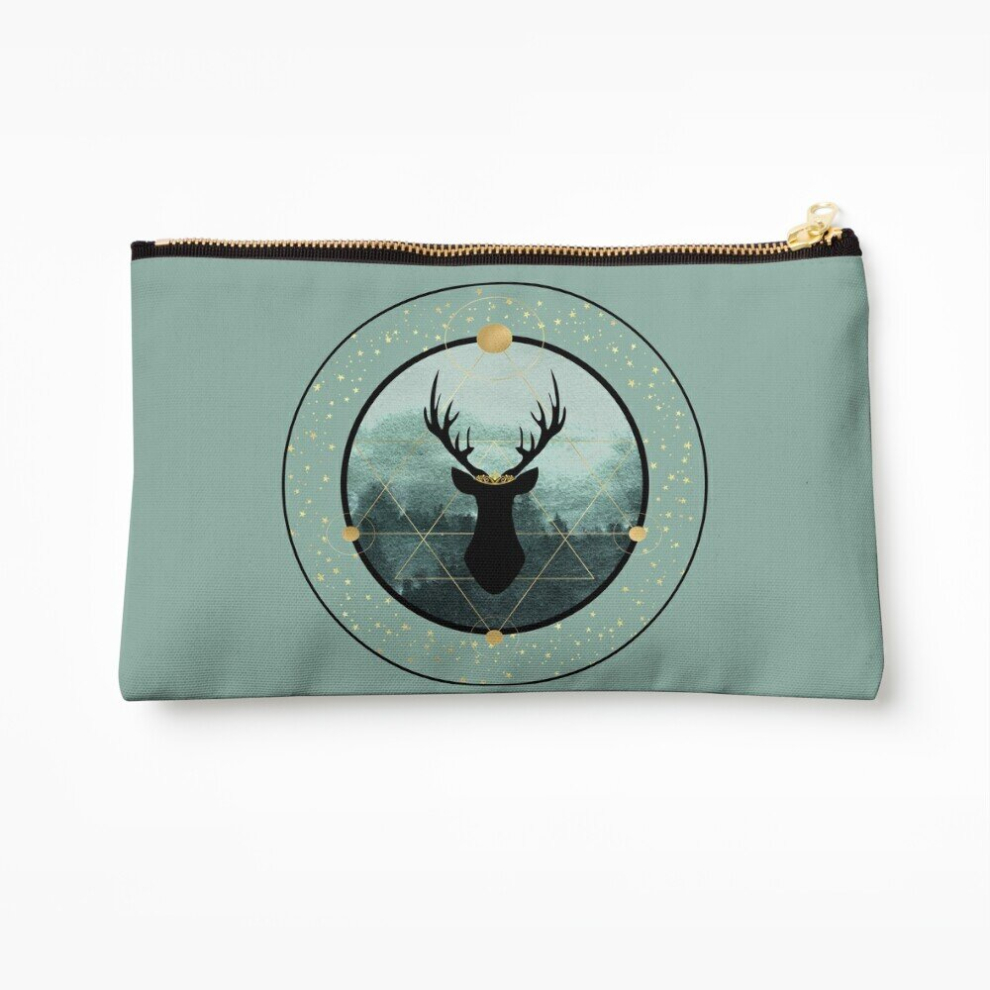 Whibos Makeup Bag Throne Of Glass- Forest Stag Cosmetic Organizer Tyvek Paper Bags Zipper Pouch