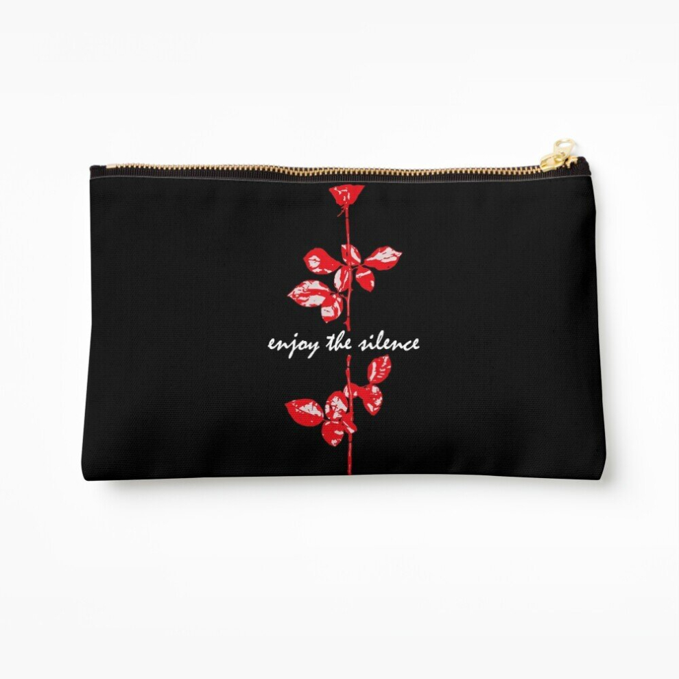 Whibos Makeup Bag Enjoy The Silence Cosmetic Organizer Tyvek Paper Bags Zipper Pouch