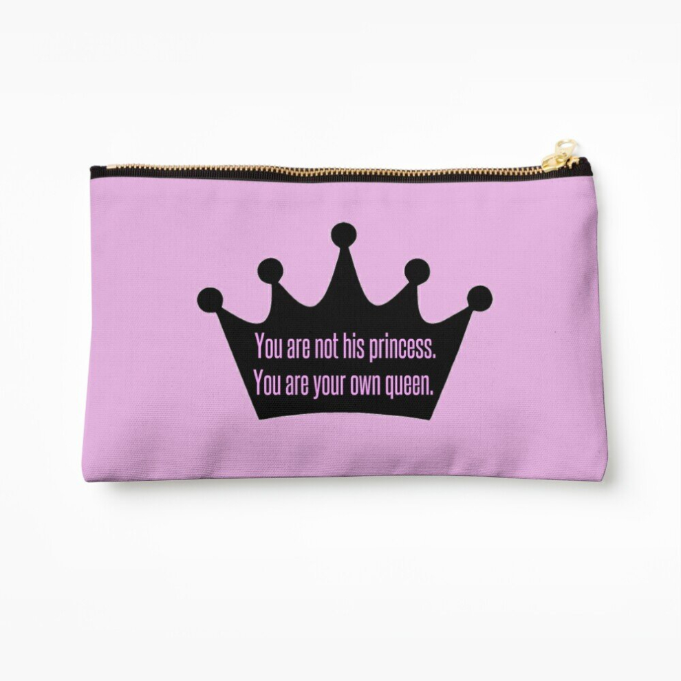Whibos Makeup Bag You're A Queen Quote Cosmetic Organizer Tyvek Paper Bags Zipper Pouch