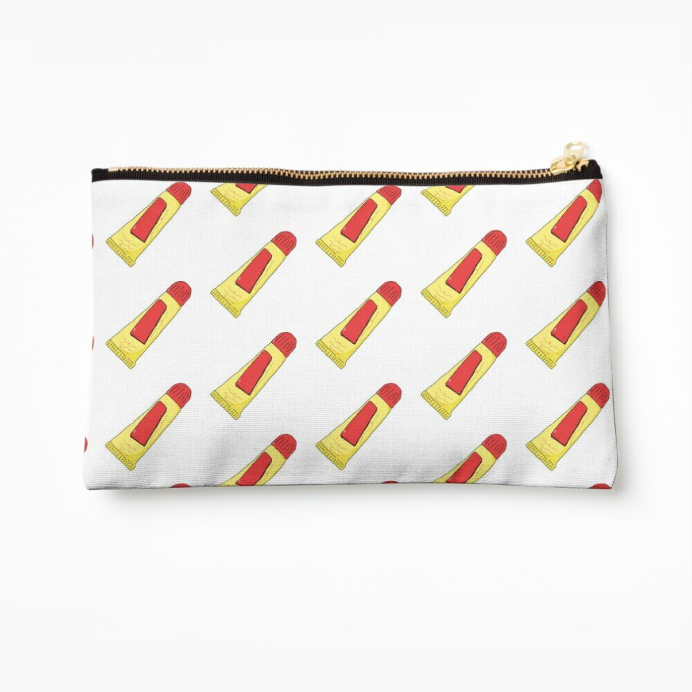 Whibos Makeup Bag Carmex Chapstick Cosmetic Organizer Tyvek Paper Bags Zipper Pouch
