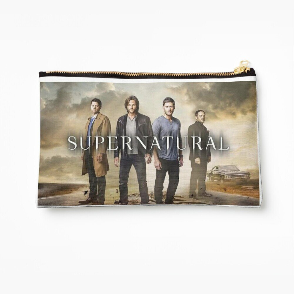 Whibos Makeup Bag Supernatural Cosmetic Organizer Tyvek Paper Bags Zipper Pouch