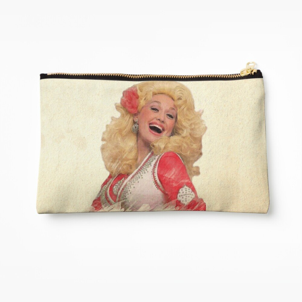 Whibos Makeup Bag Dolly Parton - Watercolor Cosmetic Organizer Tyvek Paper Bags Zipper Pouch