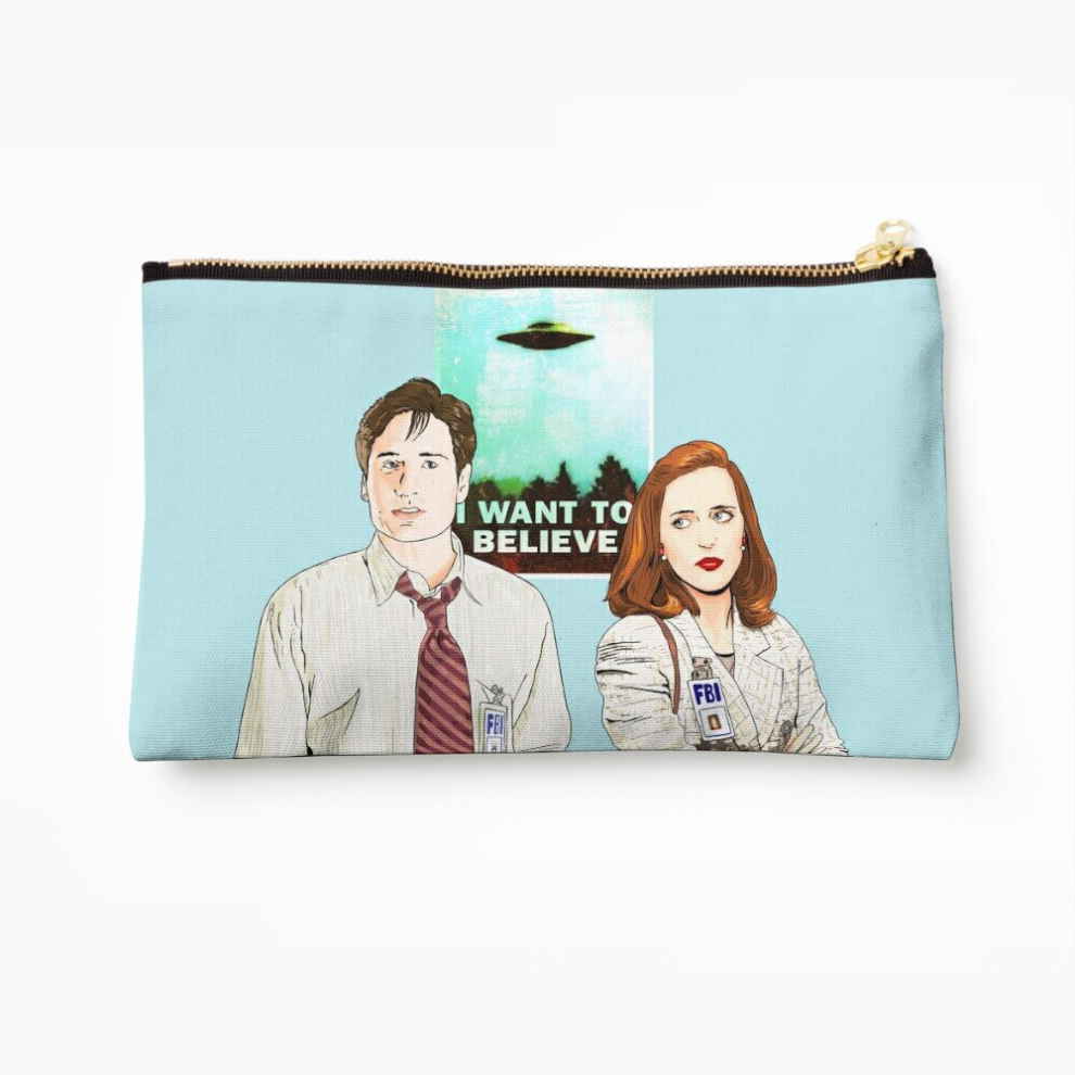 Whibos Makeup Bag The X Files The Truth Is Out There I Want To Believe By Mimie Cosmetic Organizer Tyvek Paper Bags Zipper Pouch
