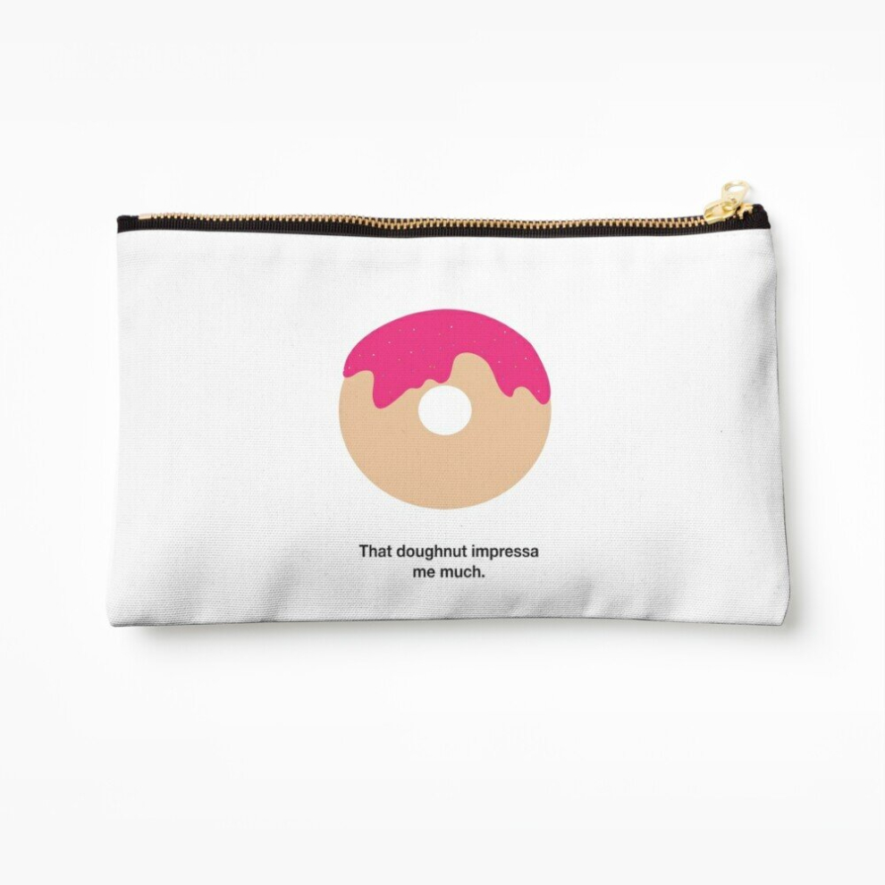 Whibos Makeup Bag That Doughnut Impressa Me Much Cosmetic Organizer Tyvek Paper Bags Zipper Pouch