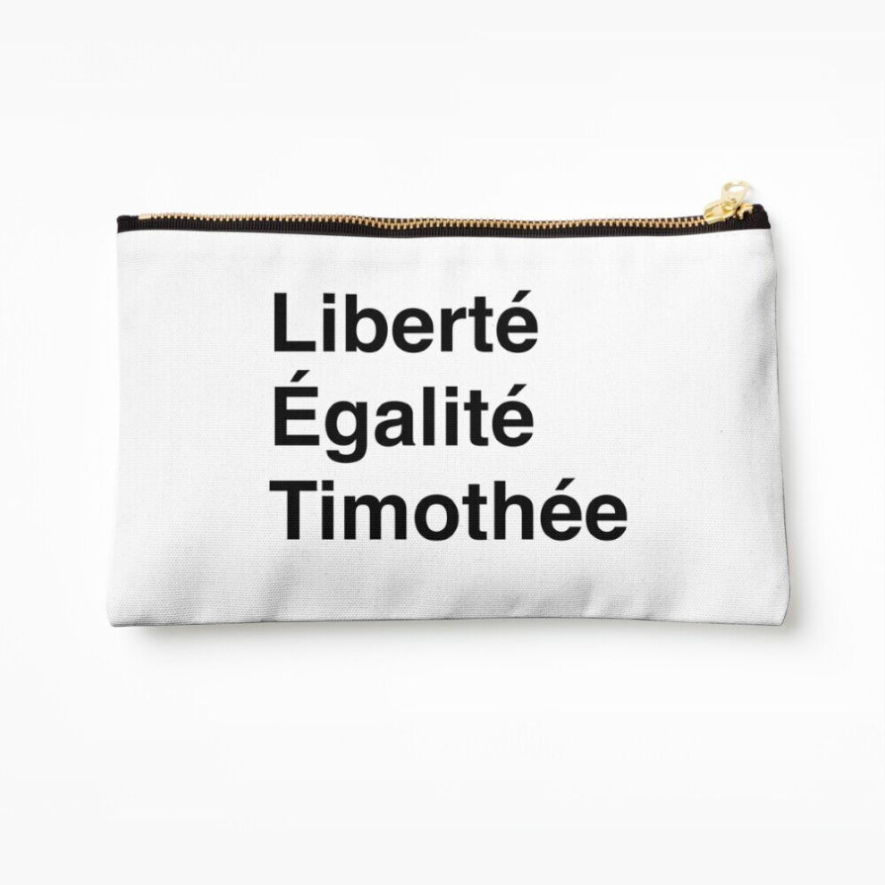 Whibos Makeup Bag Libertã©, ÃGalitã©, And Timothã©E Cosmetic Organizer Tyvek Paper Bags Zipper Pouch