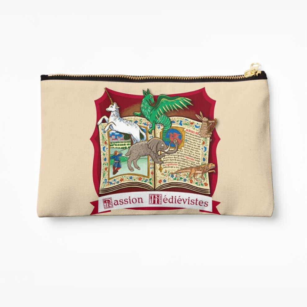 Whibos Makeup Bag Passion Medievalists - Episode 23 Cosmetic Organizer Tyvek Paper Bags Zipper Pouch