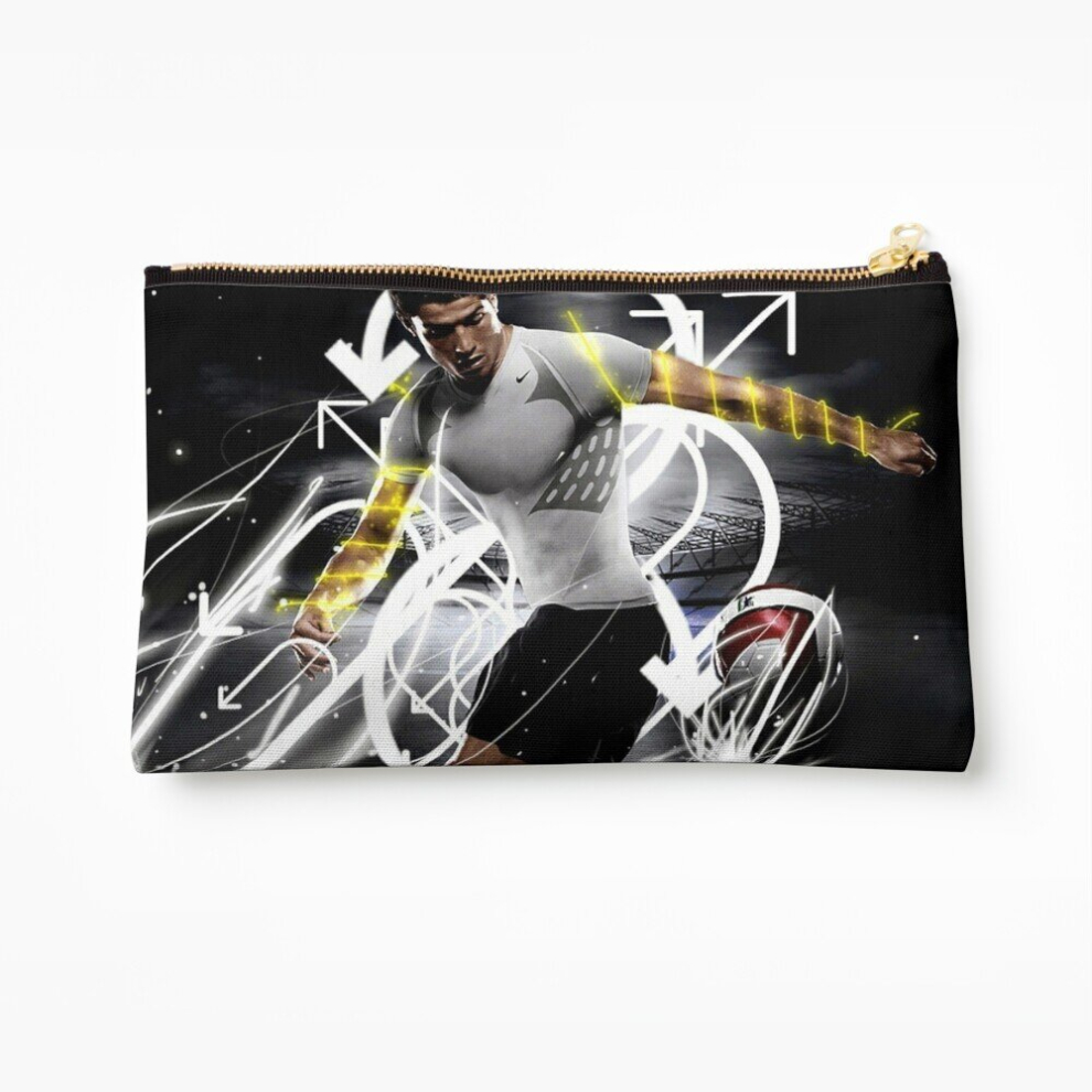 Whibos Makeup Bag Cristiano Ronaldo #333 Cosmetic Organizer Tyvek Paper Bags Zipper Pouch