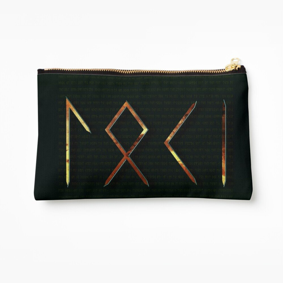 Whibos Makeup Bag Loki Runes Cosmetic Organizer Tyvek Paper Bags Zipper Pouch
