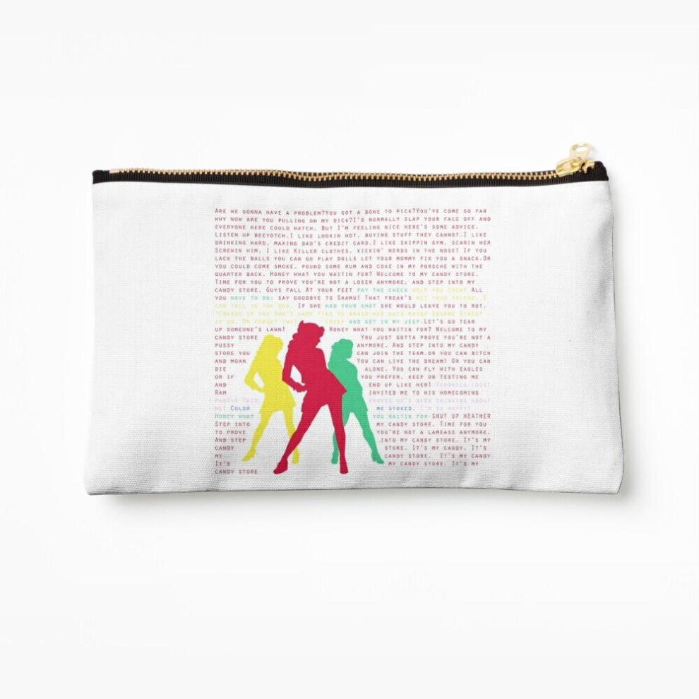 Whibos Makeup Bag Candy Store-Heathers: The Musical Cosmetic Organizer Tyvek Paper Bags Zipper Pouch