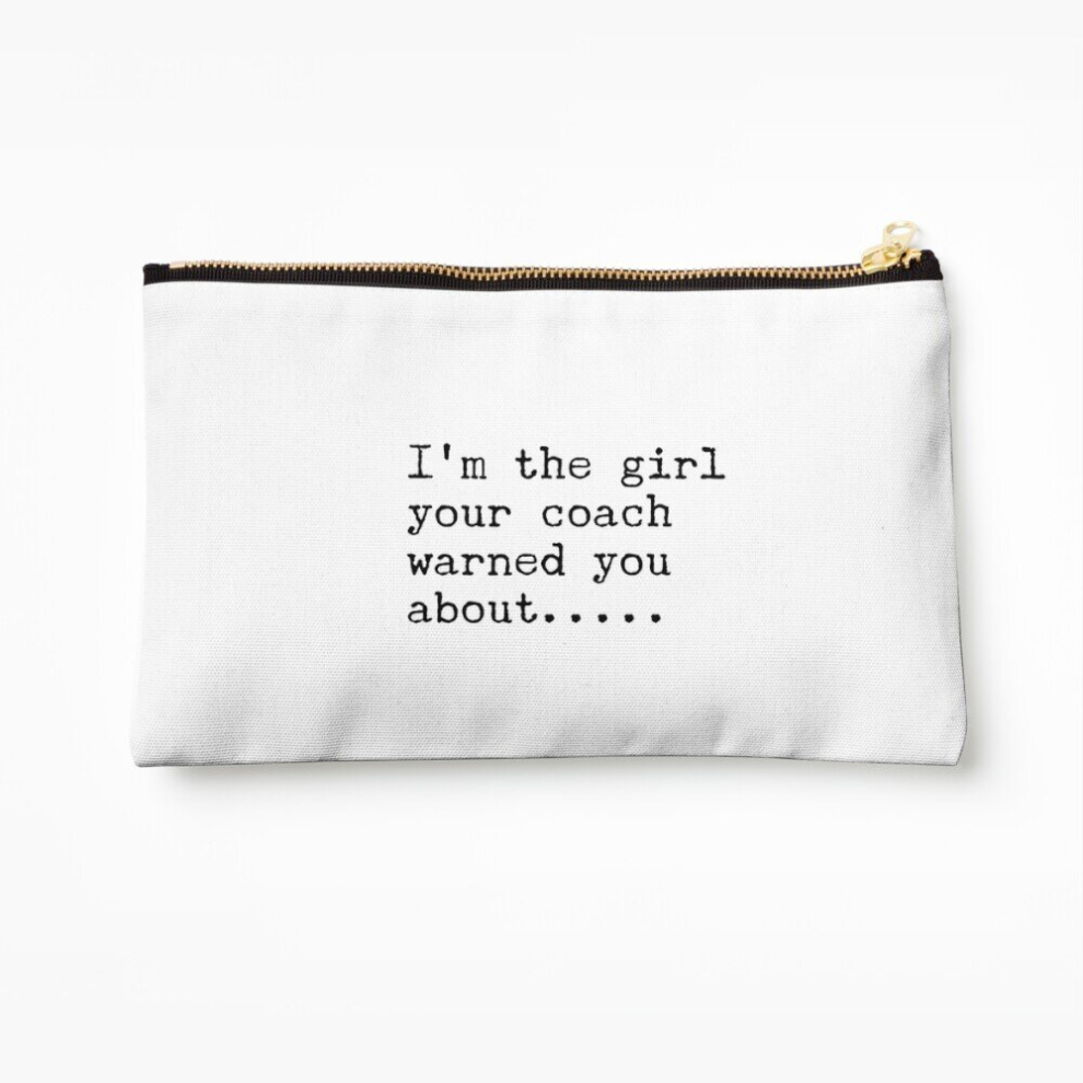Whibos Makeup Bag I'm The Girl...... Cosmetic Organizer Tyvek Paper Bags Zipper Pouch