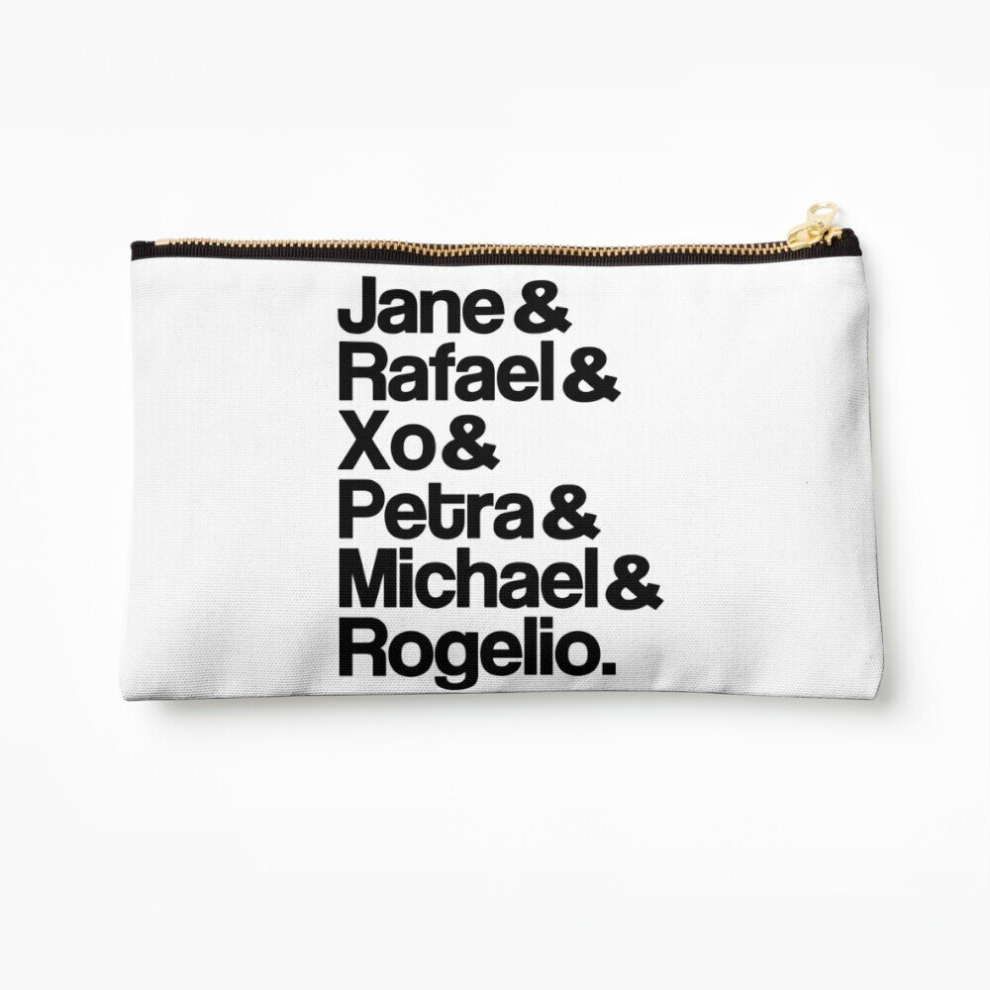 Whibos Makeup Bag Jane The Virgin Characters Cosmetic Organizer Tyvek Paper Bags Zipper Pouch