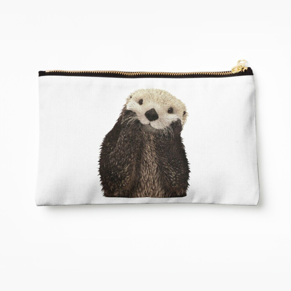 Whibos Makeup Bag Otter Cosmetic Organizer Tyvek Paper Bags Zipper Pouch