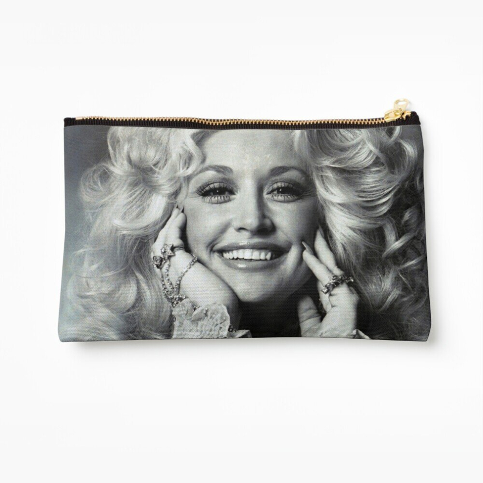 Whibos Makeup Bag Dolly Parton Cosmetic Organizer Tyvek Paper Bags Zipper Pouch