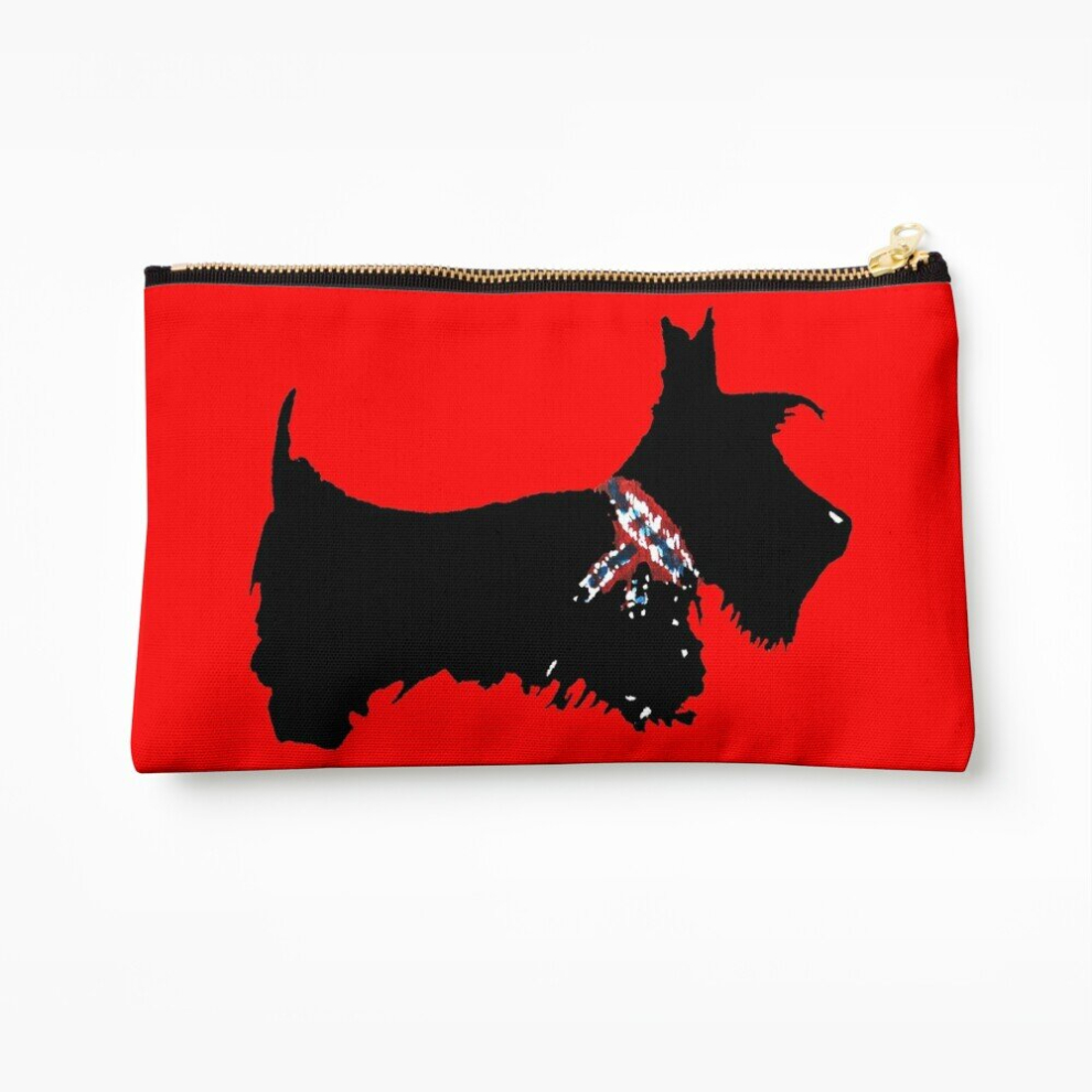 Whibos Makeup Bag Scottie Dog Cosmetic Organizer Tyvek Paper Bags Zipper Pouch