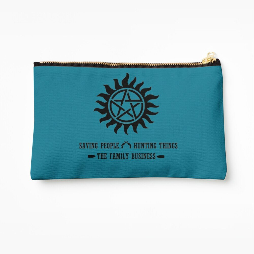 Whibos Makeup Bag Supernatural Cosmetic Organizer Tyvek Paper Bags Zipper Pouch