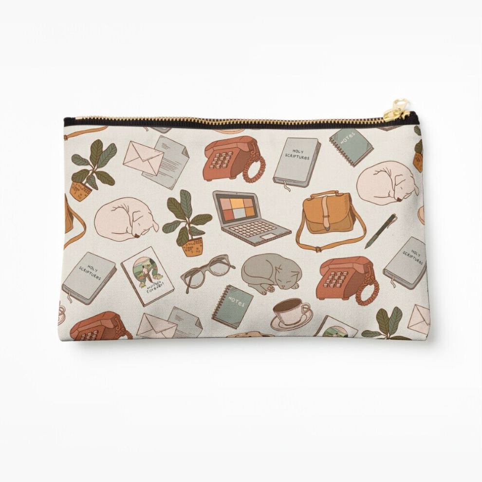 Whibos Makeup Bag Home Preaching Icons Cosmetic Organizer Tyvek Paper Bags Zipper Pouch