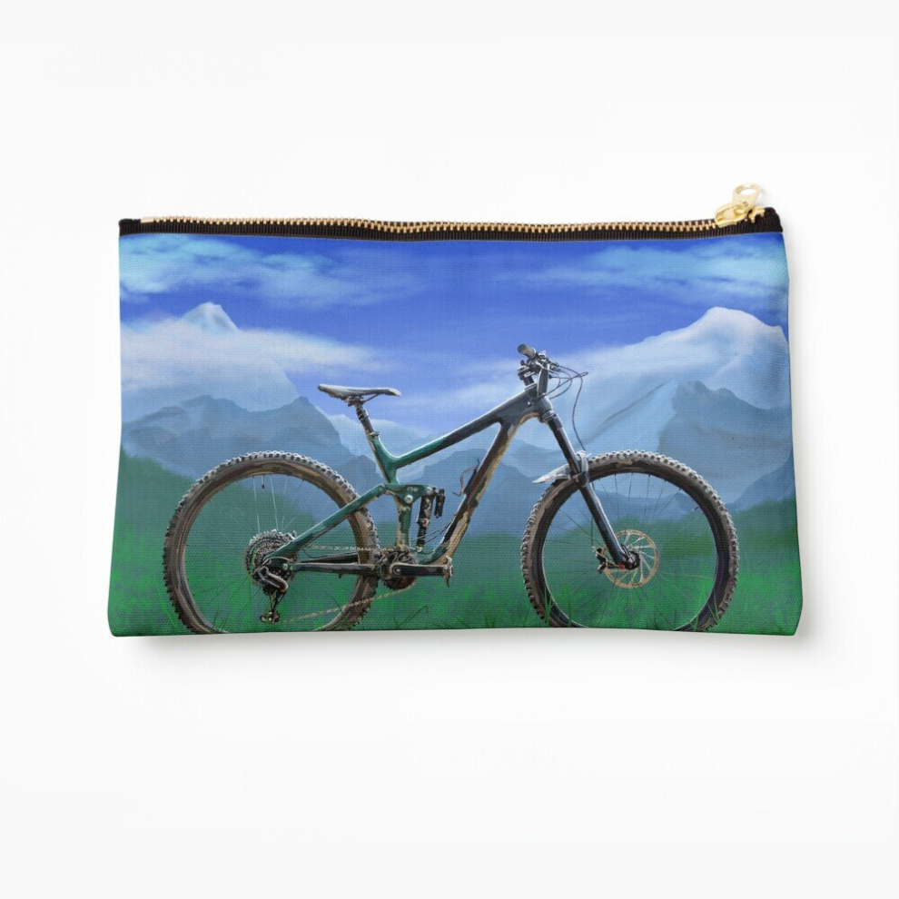 Whibos Makeup Bag Mountain Bike Cosmetic Organizer Tyvek Paper Bags Zipper Pouch