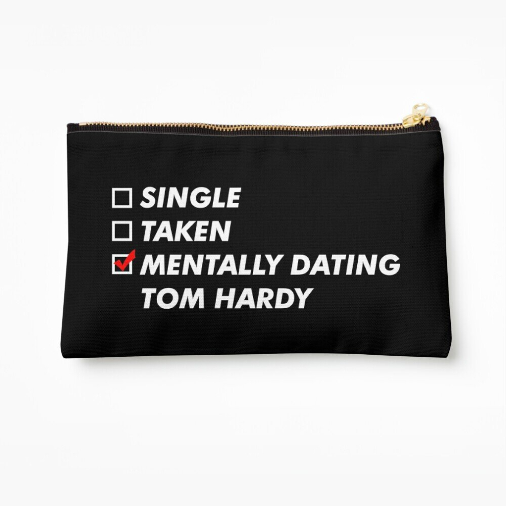 Whibos Makeup Bag Mentally Dating Tom Hardy Cosmetic Organizer Tyvek Paper Bags Zipper Pouch