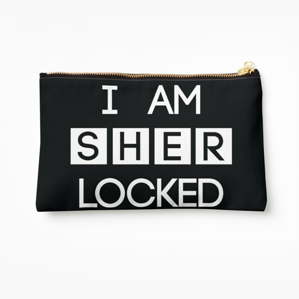 Whibos Makeup Bag Sherlocked Cosmetic Organizer Tyvek Paper Bags Zipper Pouch