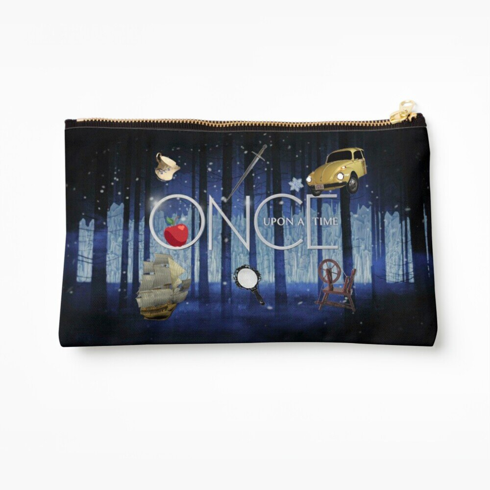 Whibos Makeup Bag Once Upon A Time New! Cosmetic Organizer Tyvek Paper Bags Zipper Pouch