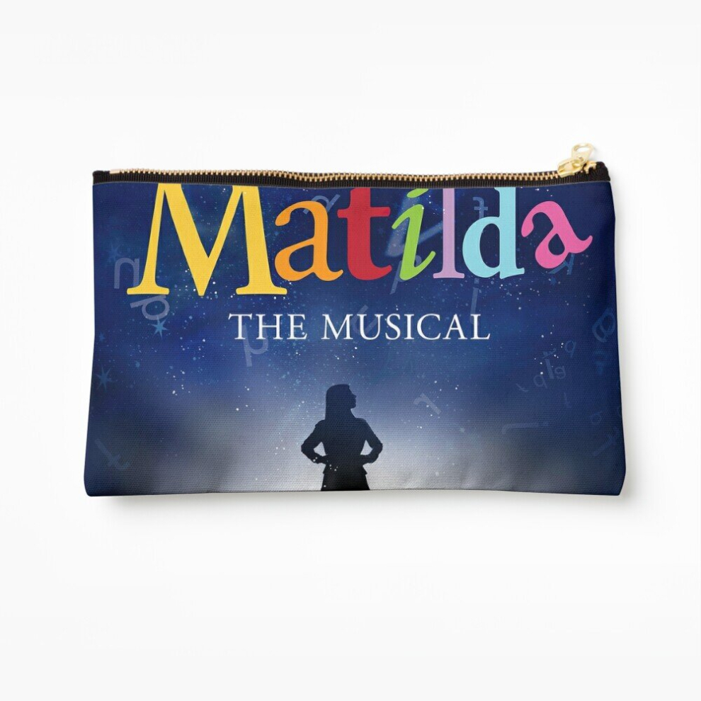 Whibos Makeup Bag Matilda The Musicals Cosmetic Organizer Tyvek Paper Bags Zipper Pouch