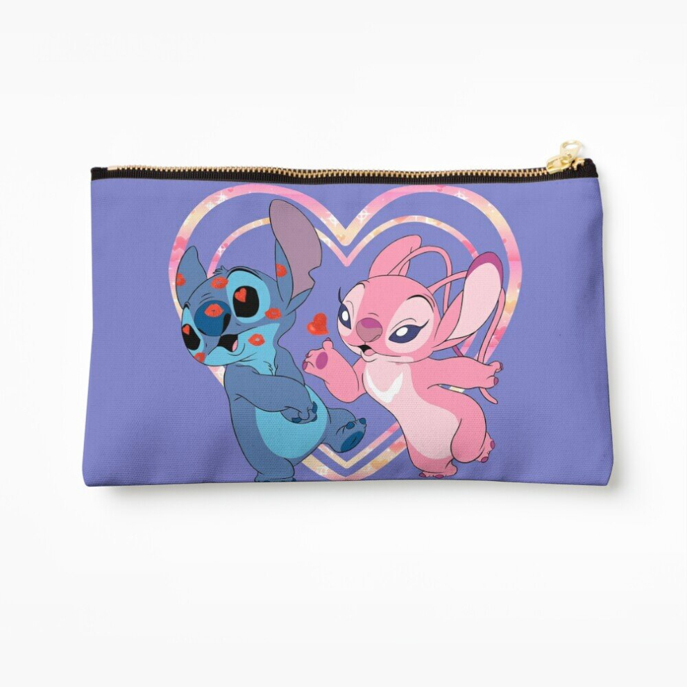 Whibos Makeup Bag Stitch Angel Kiss Cosmetic Organizer Tyvek Paper Bags Zipper Pouch