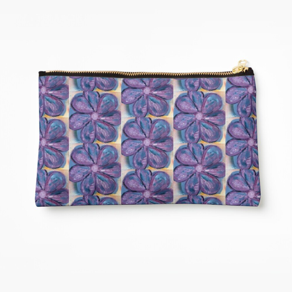Whibos Makeup Bag Abandoned Flower Cosmetic Organizer Tyvek Paper Bags Zipper Pouch