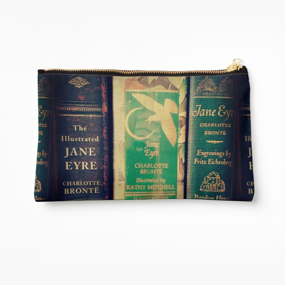 Whibos Makeup Bag Jane Eyre Library Cosmetic Organizer Tyvek Paper Bags Zipper Pouch
