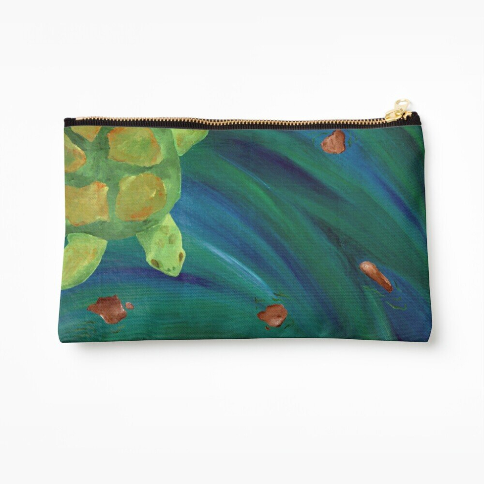 Whibos Makeup Bag Floating Along Cosmetic Organizer Tyvek Paper Bags Zipper Pouch