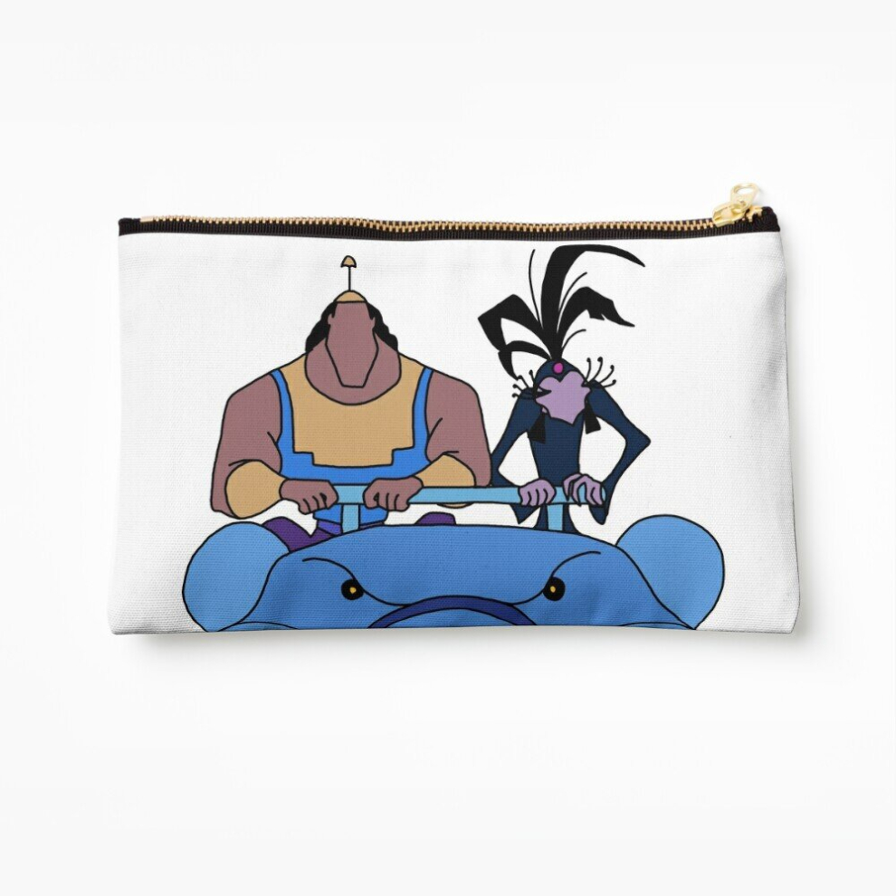 Whibos Makeup Bag Kronk And Yzma - Emperor's New Groove Cosmetic Organizer Tyvek Paper Bags Zipper Pouch