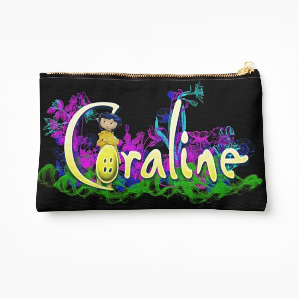 Whibos Makeup Bag Coraline Cosmetic Organizer Tyvek Paper Bags Zipper Pouch