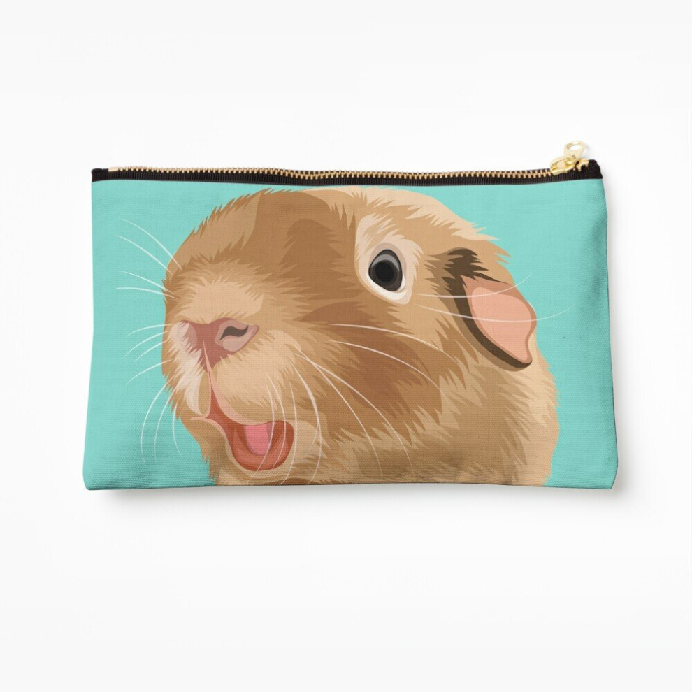 Whibos Makeup Bag Teddy The Guinea Pig Cosmetic Organizer Tyvek Paper Bags Zipper Pouch