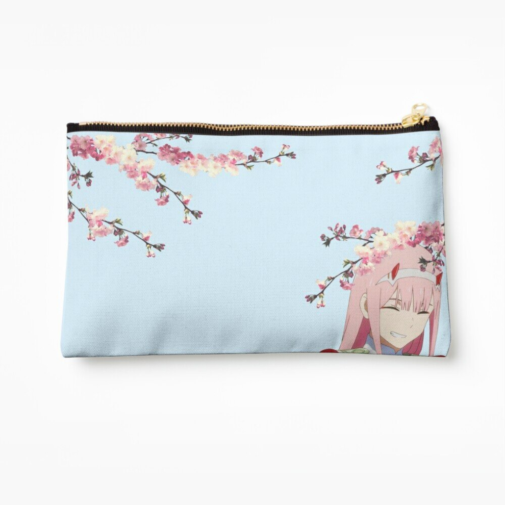 Whibos Makeup Bag Sakura Zero Two Cosmetic Organizer Tyvek Paper Bags Zipper Pouch