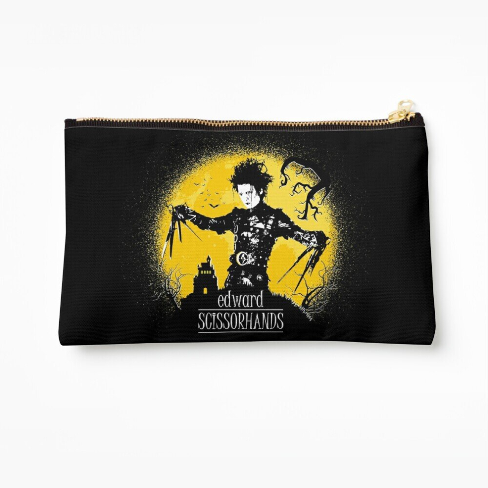 Whibos Makeup Bag Edward Scissorhands Cosmetic Organizer Tyvek Paper Bags Zipper Pouch