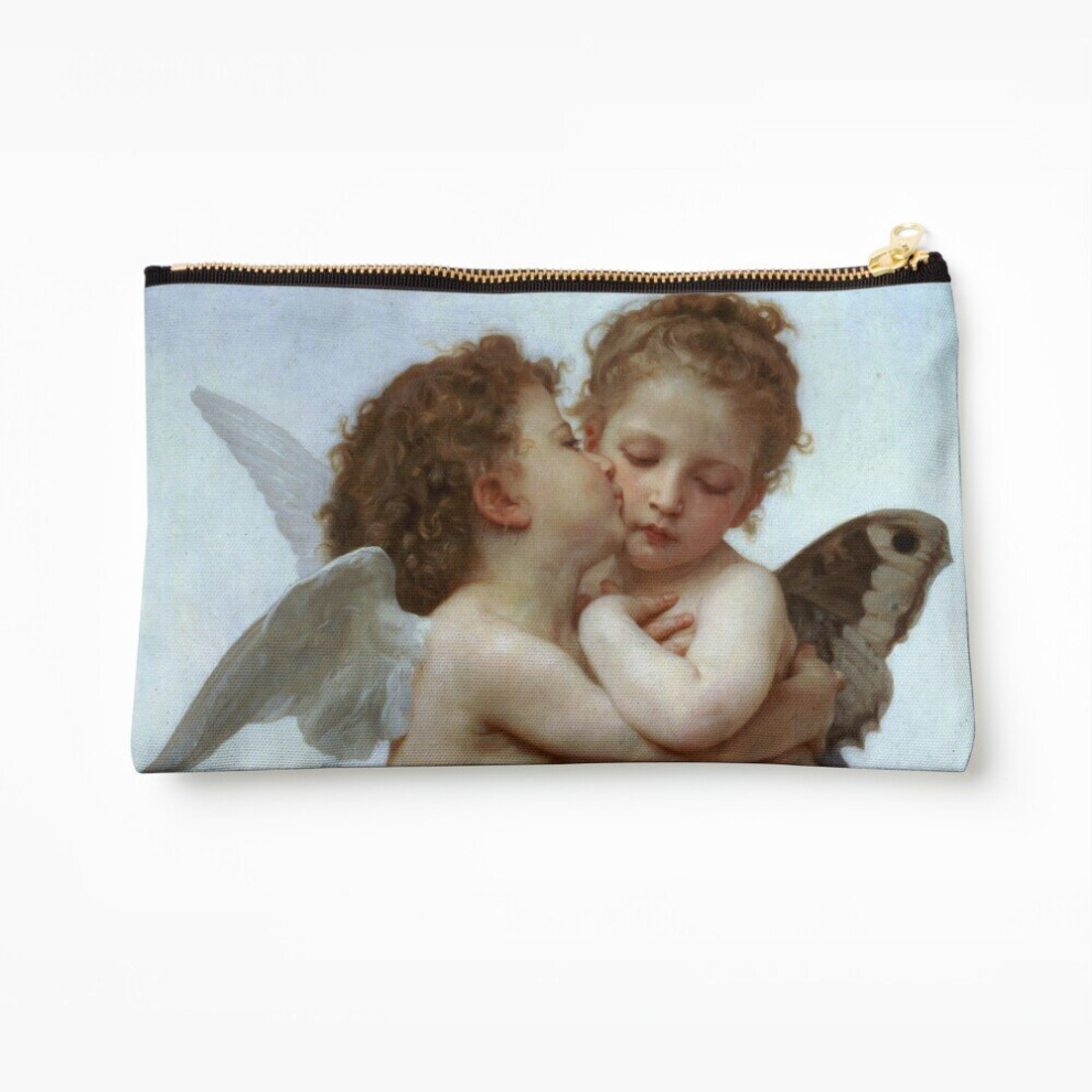 Whibos Makeup Bag Cupid And Psyche Children Cosmetic Organizer Tyvek Paper Bags Zipper Pouch