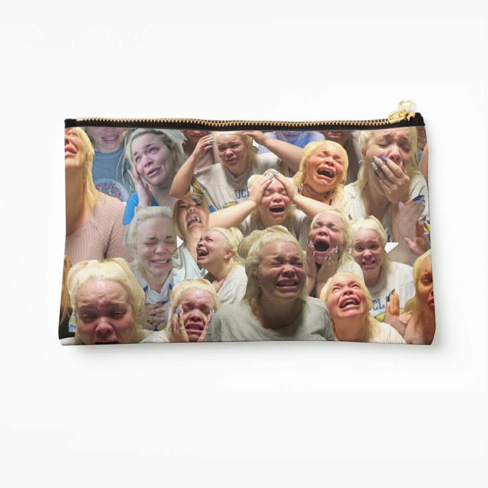 Whibos Makeup Bag Trisha Paytas Crying Cosmetic Organizer Tyvek Paper Bags Zipper Pouch