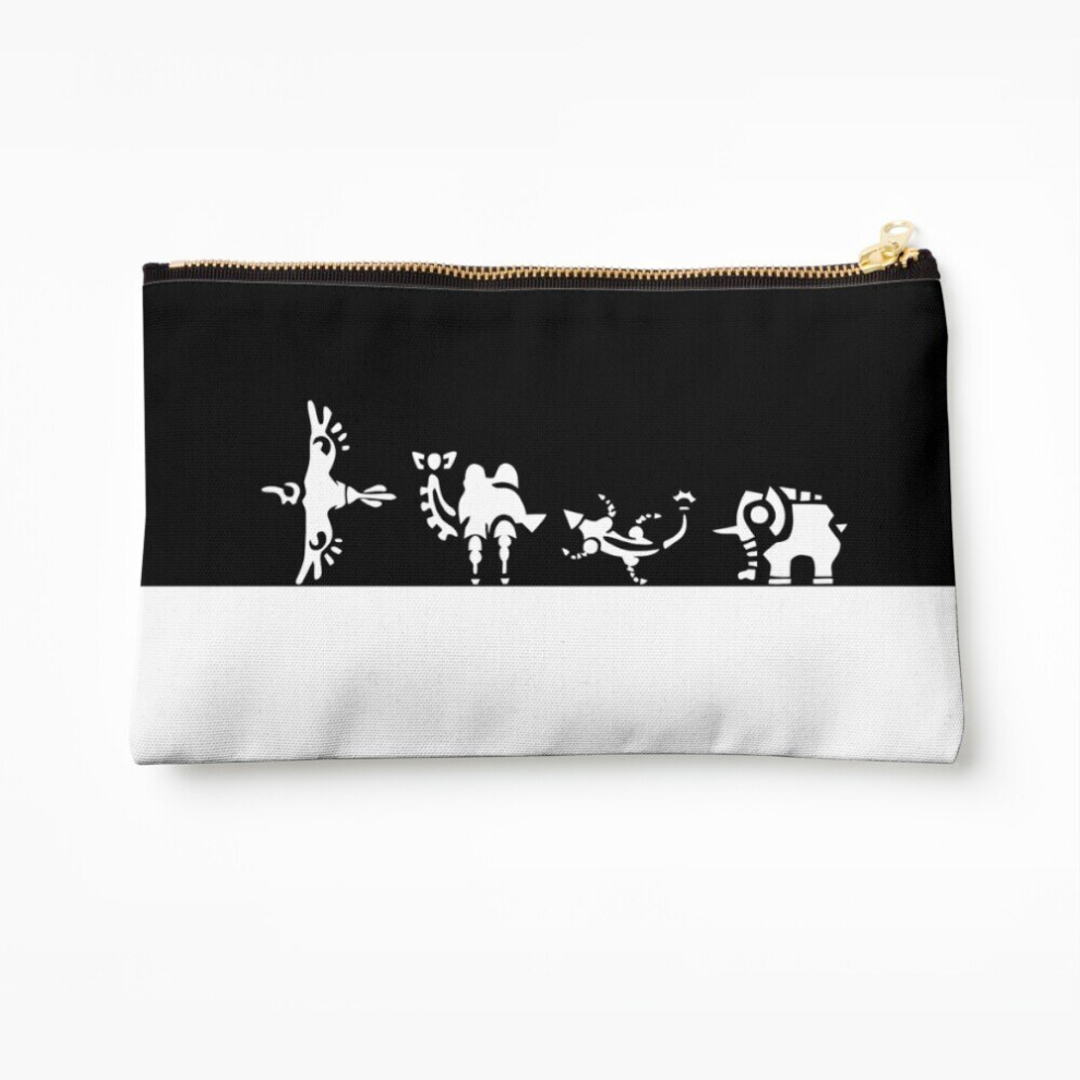 Whibos Makeup Bag Animal Parade Cosmetic Organizer Tyvek Paper Bags Zipper Pouch