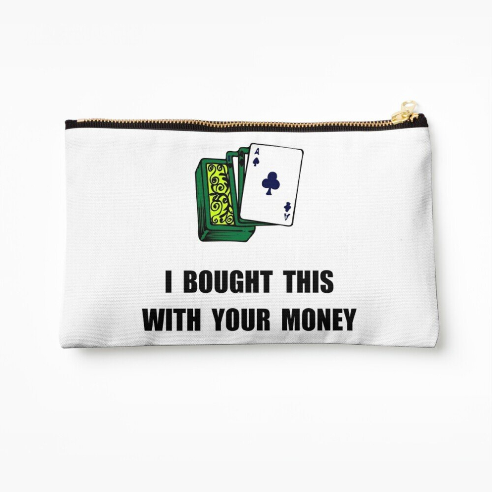 Whibos Makeup Bag Gamble Your Money Cosmetic Organizer Tyvek Paper Bags Zipper Pouch