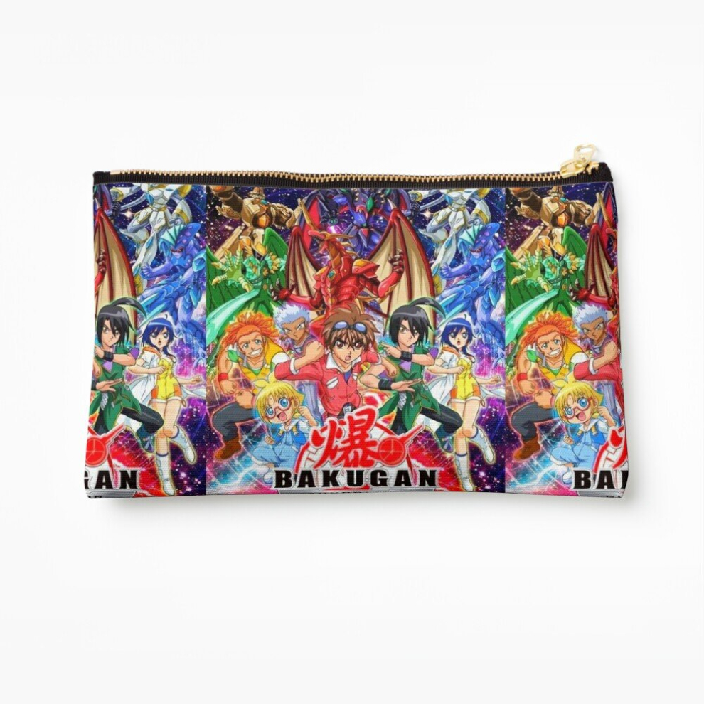 Whibos Makeup Bag Bakugan Cosmetic Organizer Tyvek Paper Bags Zipper Pouch