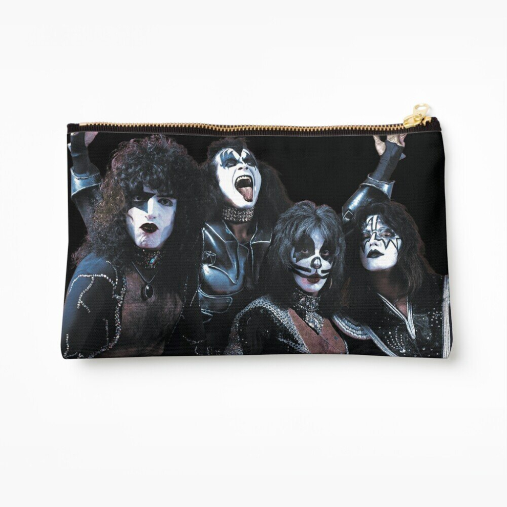 Whibos Makeup Bag Kiss Band Cosmetic Organizer Tyvek Paper Bags Zipper Pouch