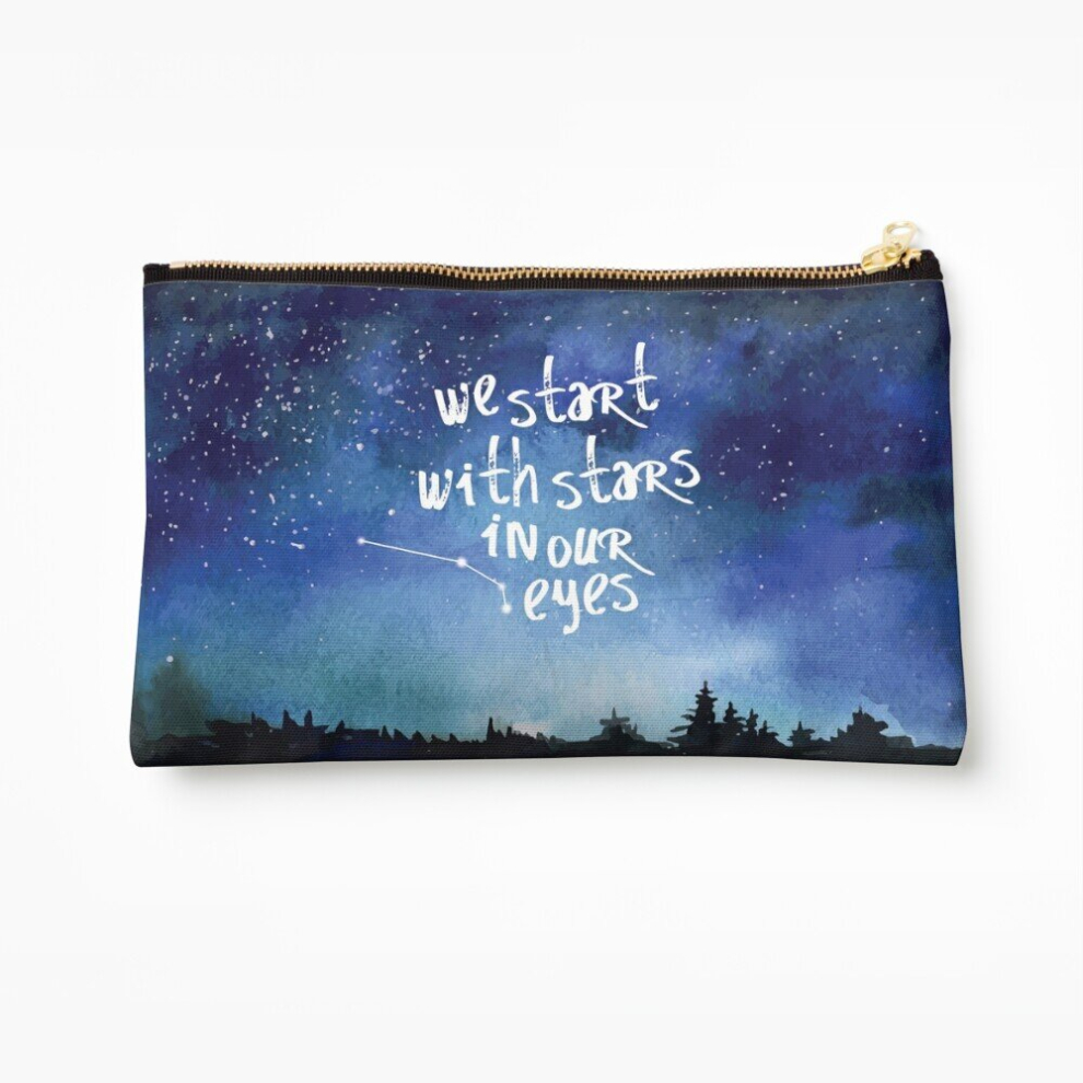 Whibos Makeup Bag Stars In Our Eyes - Aries Cosmetic Organizer Tyvek Paper Bags Zipper Pouch