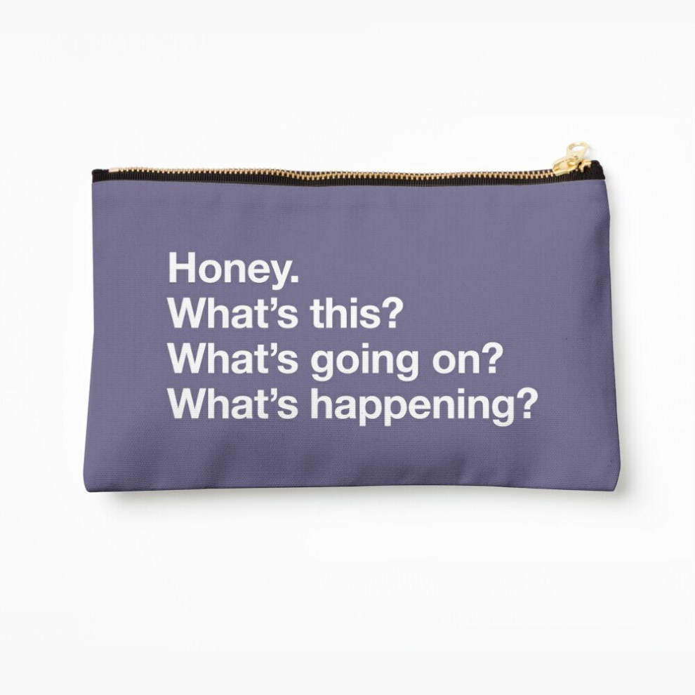 Whibos Makeup Bag Karen Walker: Honey. Whats This? Whats Going On? Whats Happening? (Will And Grace) Cosmetic Organizer Tyvek Paper Bags Zipper Pouch
