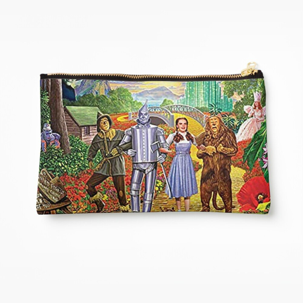 Whibos Yellow Makeup Bag Follow The Brick Road - Wizard Of Oz Cosmetic Organizer Tyvek Paper Bags Zipper Pouch