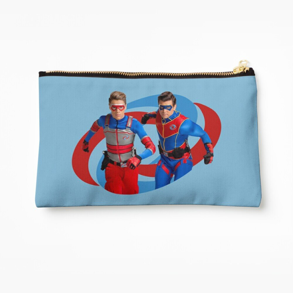 Whibos Makeup Bag Henry Danger - Action Logo Cosmetic Organizer Tyvek Paper Bags Zipper Pouch