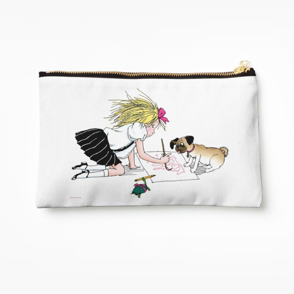 Whibos Makeup Bag Eloise And The Gang Painting Cosmetic Organizer Tyvek Paper Bags Zipper Pouch