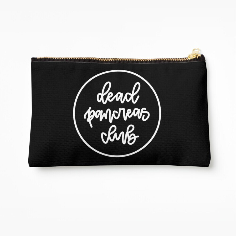 Whibos White Makeup Bag Dead Pancreas Club - Cosmetic Organizer Tyvek Paper Bags Zipper Pouch