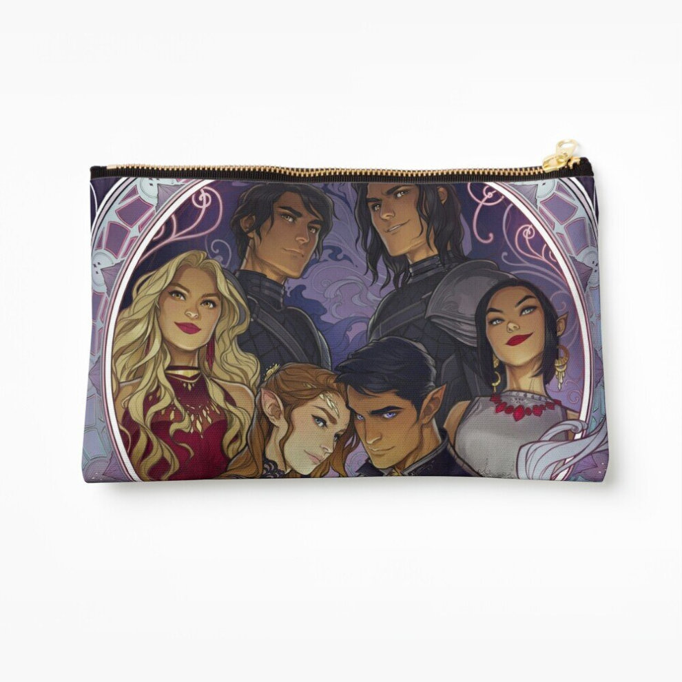 Whibos Makeup Bag The Inner Circle Cosmetic Organizer Tyvek Paper Bags Zipper Pouch
