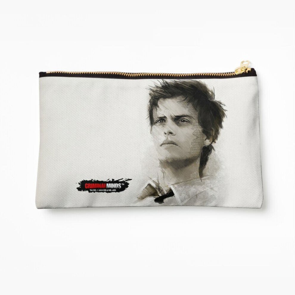 Whibos Makeup Bag Dr. Spencer Reid Criminal Minds Cosmetic Organizer Tyvek Paper Bags Zipper Pouch
