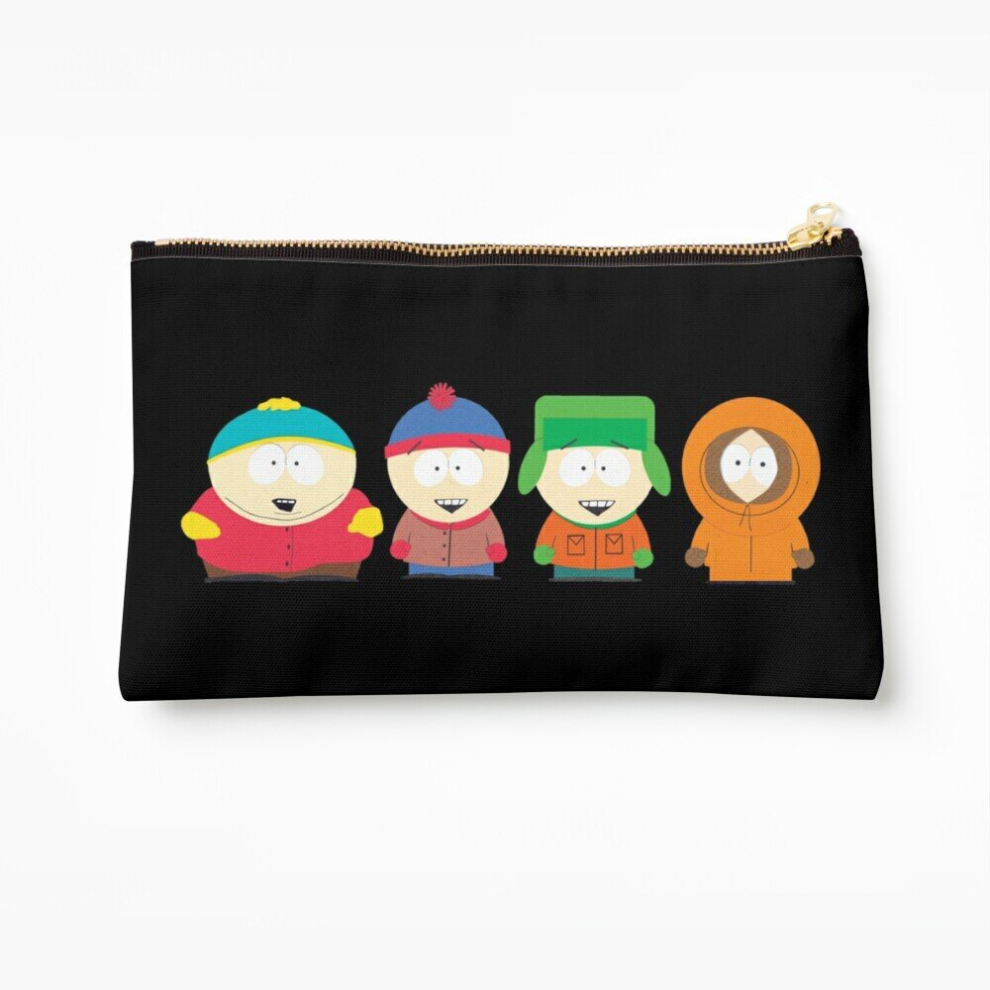 Whibos Makeup Bag South Park Characters Smile Cosmetic Organizer Tyvek Paper Bags Zipper Pouch